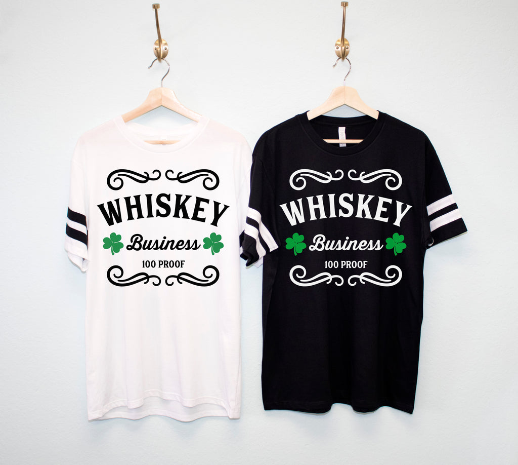 WHISKEY BUSINESS Men's St. Patrick's Day Shirt