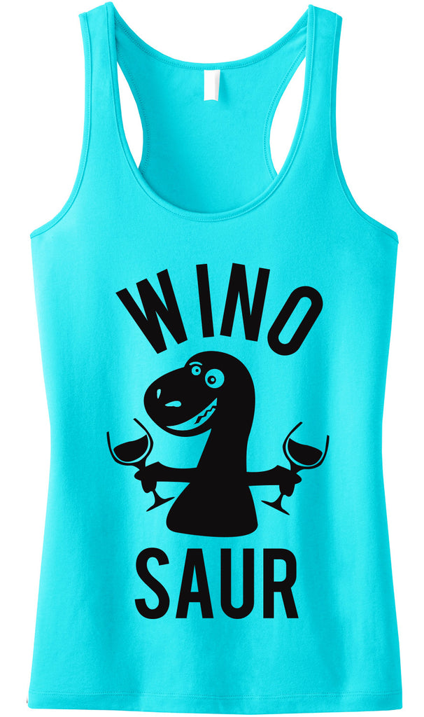 WINO SAUR Tank Top - Many Colors - Black Print