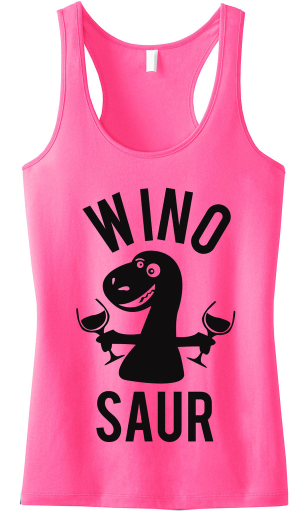 WINO SAUR Tank Top - Many Colors - Black Print