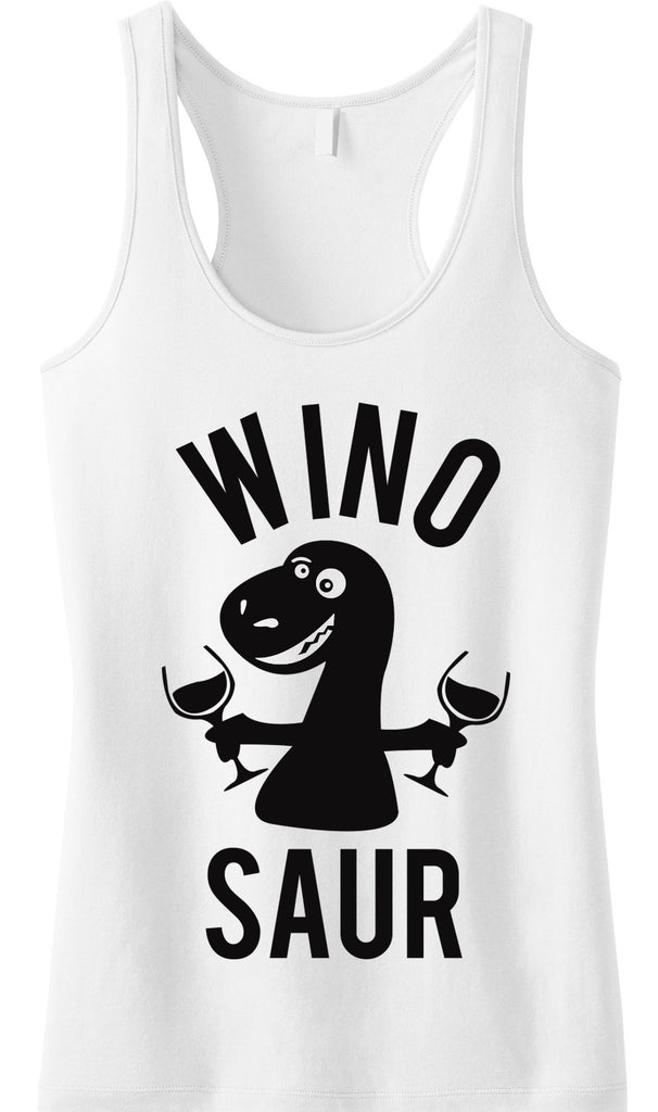 WINO SAUR Tank Top - Many Colors - Black Print
