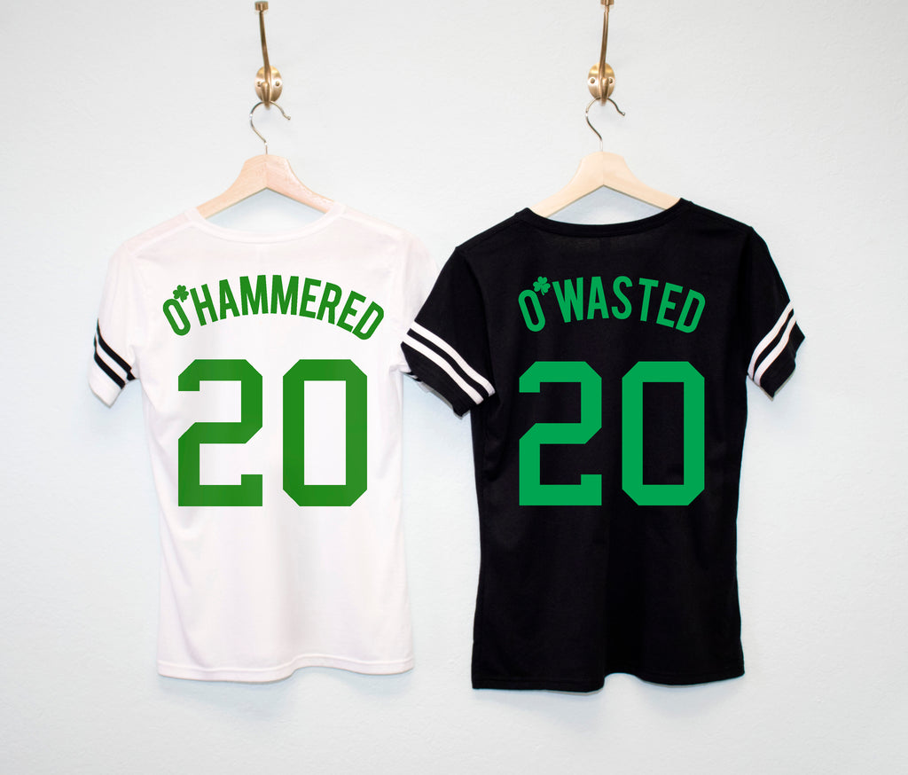 IRISH DRINKING TEAM St. Patrick's Day Shirt Women - 6 Names to Pick