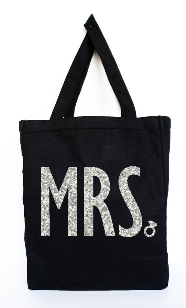 MRS Bride Tote - Bridal Bag, Wedding Bag, Bridal Gift