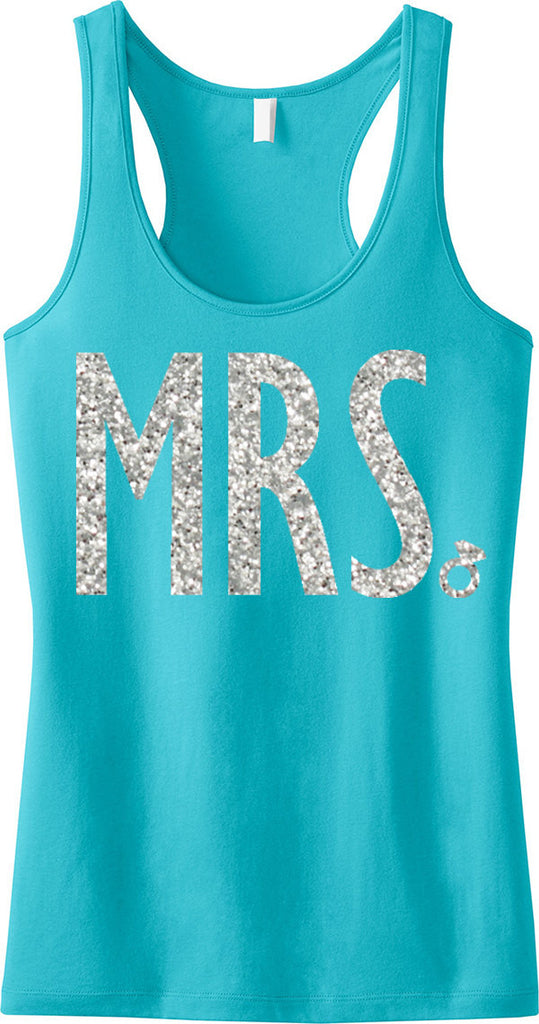 MRS Bridal Tank Top in Teal