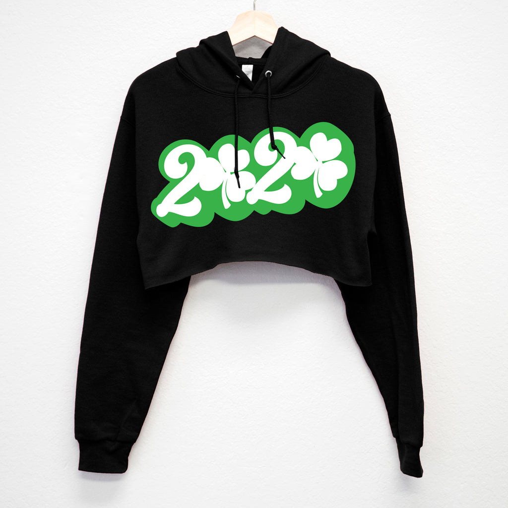 2020 St. Patrick's Day Cropped Hoodie