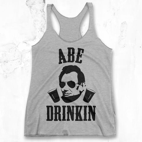 Abe Drinkin - Gray Tank Top