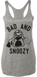 BAD & SNOOZY Sloth Gray Tank Top
