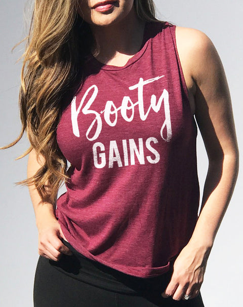 Booty Gains Women's Muscle Tank