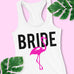 Bride's Flock Flamingo Tank Tops - Pick Style