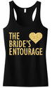 GOLD BRIDAL WEDDING 7 Tank Tops 15% Off Bundle, Mrs Shirt, Bridesmaid shirt, maid of honor shirt