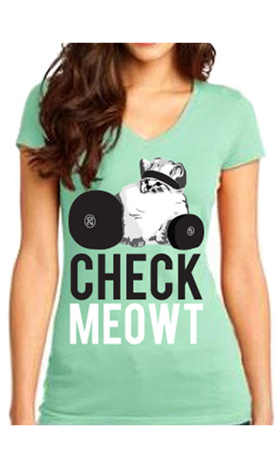 CHECK MEOWT Mint T-shirt