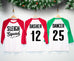 SLEIGH SQUAD CUSTOM Christmas Shirts - Custom Name & Number