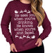 UNISEX He Sees You When You're Drinking Explicit CHRISTMAS Sweatshirt Crew Neck - Pick Color