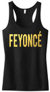 FIANCE Tank Top with Gold Print