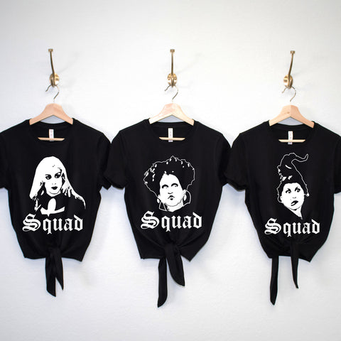 SQUAD Witches Halloween Shirts - Pick Style