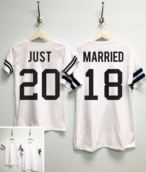 JUST MARRIED Matching Tees Set
