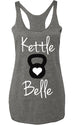 Kettle Belle Workout Tank Top, Heather Gray