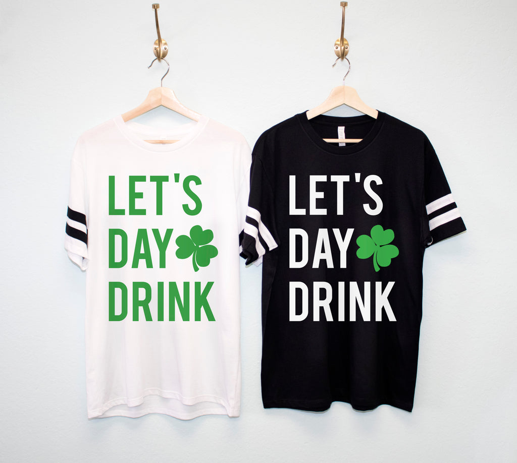 LET'S DAY DRINK Men's St Patrick's Day Shirt