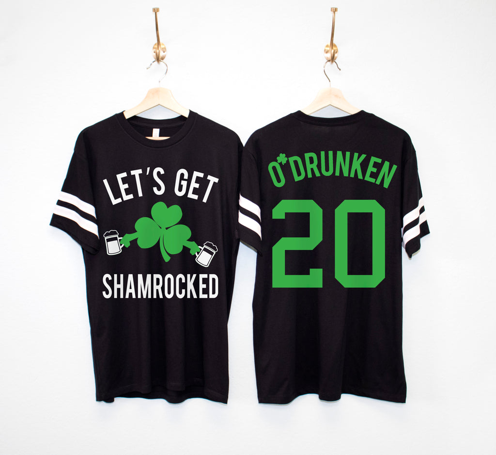 LET'S GET SHAMROCKED Custom Men's St. Patrick's Day Shirt