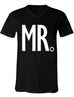 MR. Groom Shirt Black V-neck