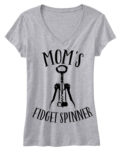 Mom's Fidget Spinner Shirt - Heather Gray