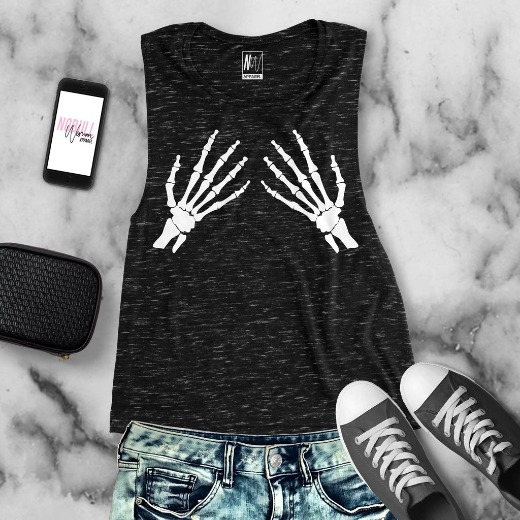 Skeleton Hands Shirt - Pick Style