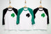 O'WASTED St. Patrick's Day Shirt Unisex Baseball Tee - 6 Names to Pick