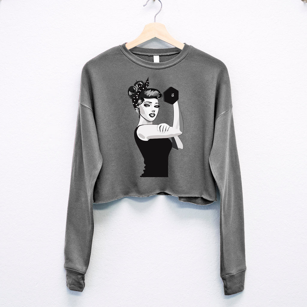 ROSIE the RIVETER CROPPED Sweater
