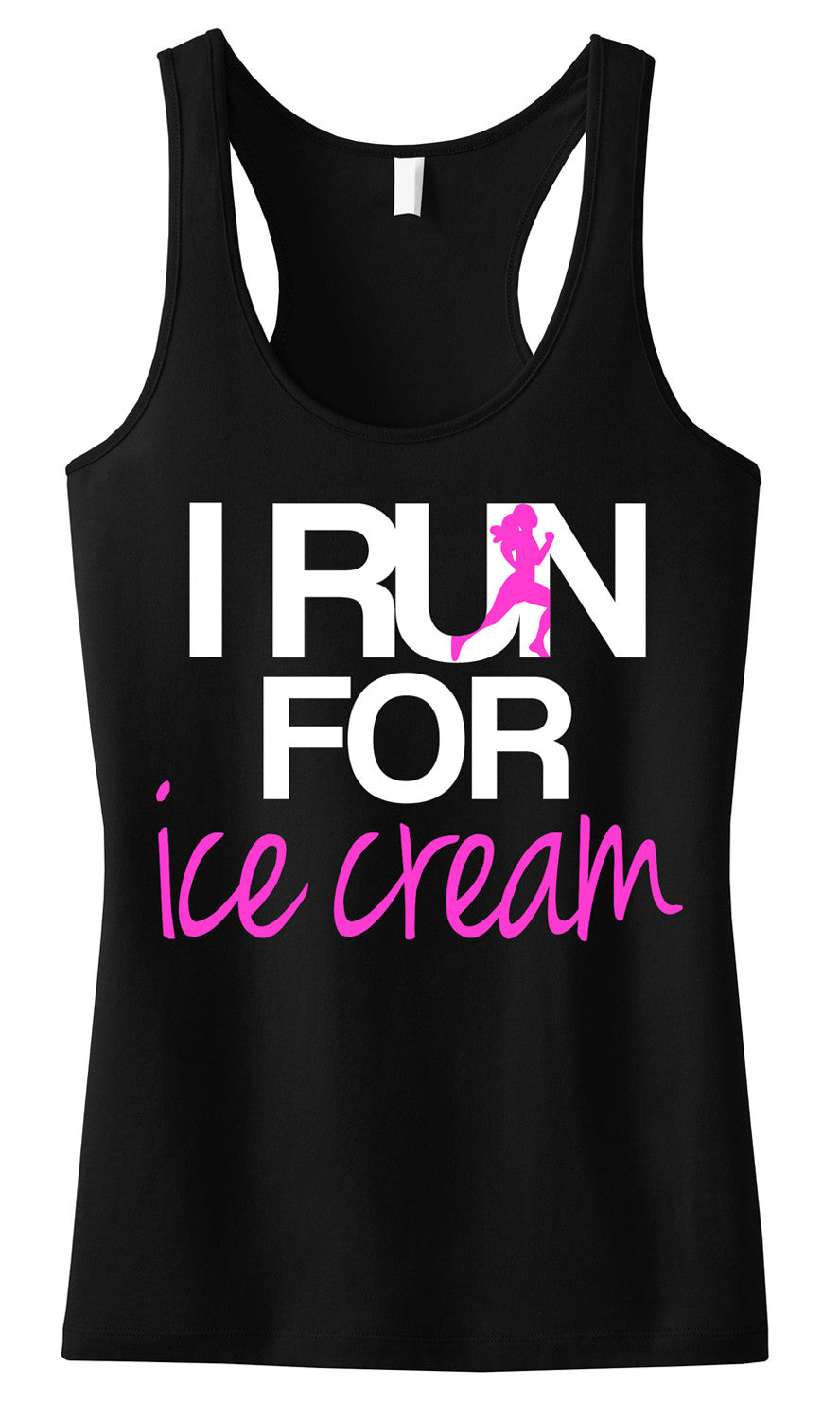I RUN for Ice Cream Tank Top