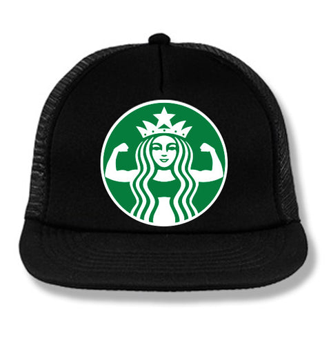 STARBUFF Black Trucker Hat