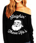 SLEIGHIN' THESE HO'S Christmas Slouchy Sweatshirt Santa