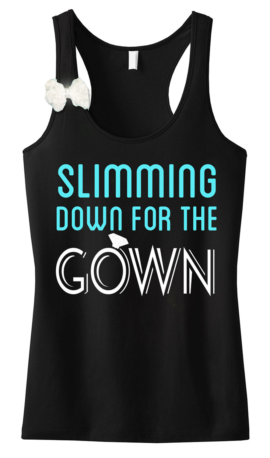 Slimming Down for the Gown Tank Top - NobullWoman Apparel