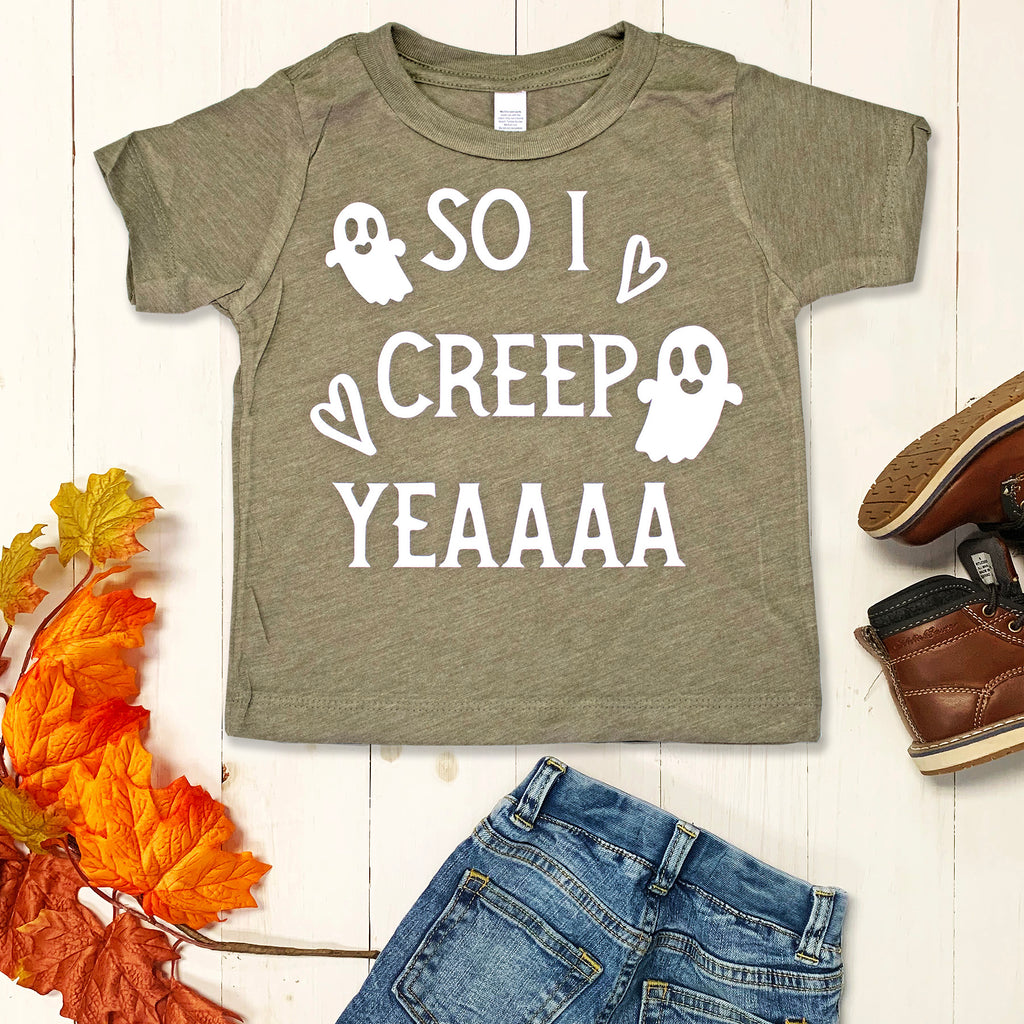 So I Creep Halloween Baby Boy or Toddler T-Shirt