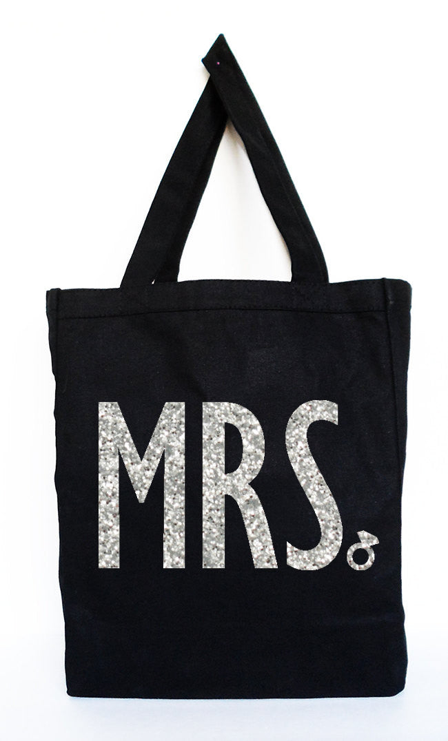 MRS Bride Tote  - Bridal Bag, Wedding Bag, Bridal Gift