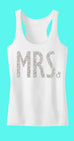BRIDAL WEDDING 6 Tank Tops 15% Off Bundle, Mrs Shirt, Bridesmaid tank, maid of honor shirt